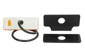 Lumini clarificare stanga/dreapta, portocaliu, LED, inaltime 44mm; latime 113mm; adancime 13mm, în relief, lungime cablu 500mm, cu cuier, 12/24V (cu functie de semnalizator lateral; cu reflector) - Img 2