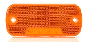 Lumini clarificare stanga/dreapta, portocaliu, LED, lungime cablu 500mm, 12/24V (cu clemă pentru fir plat, conector: CLICK-IN/JAEGER) - Img 2