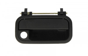 Maner usa Dreapta Fata potrivit OPEL ASTRA F, COMBO B, CORSA B, VECTRA A 1988-1997 - (exterior, cu gaura pentru incuietoare; negru)