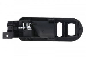 Maner usa Fata Dreapta interior, 2 gauri, crom/negru potrivit VW PASSAT B5.5 1.6-4.0 2000-2005 - Img 2