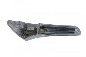 Maner usa Fata/Spate Stanga potrivit MERCEDES E T-MODEL (S211), E (VF211), E (W211) 1.8-6.2 2002-2009 - (interior, crom) - Img 2
