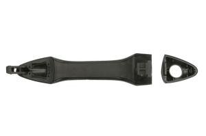 Maner usa fata stanga potrivit HYUNDAI ix35/TUCSON, ix35/TUCSON LM 2009-2015 - (exterior, cu orificii inchidere, negru grund) - Img 2