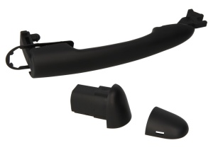 Maner usa Stanga/Dreapta Fata potrivit RENAULT ESPACE IV Ph I, LAGUNA II, VEL SATIS 2001-2009 - (exterior; negru/grund)