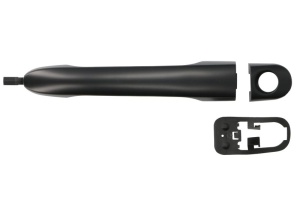 Maner usa Stanga (extern, cu gaura pentru incuietoare, negru/grund) potrivit FORD KA 1.2/1.3D 10.08-05.16 - Img 1