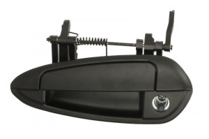 Maner usa Stanga Fata potrivit FIAT GRANDE PUNTO 199, PUNTO EVO, PUNTO II 188, PUNTO III 199 2003-2018 - (exterior, cu gaura pentru incuietoare; vopsit in grund negru)
