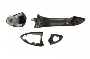 Maner usa Stanga Spate potrivit BMW X5 E53 2000-2006 - (exterior; textura neagra) - Img 2