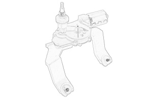 Motor stergator spate potrivit KIA SPORTAGE III, SPORTAGE IV 06.10-09.22 - Img 1