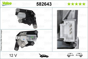 Motoras stergator Spate potrivit CITROEN C5 III 02.08- - Img 3