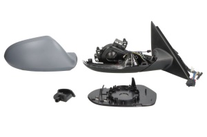 Oglinda dreapta potrivit AUDI A6 C7 2010-2018 - (electric, cu memorie, asferic, cu incalzire, asistent schimbare benzi, rabatabil electric, cu semnalizator) - Img 2