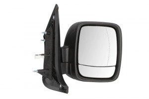 Oglinda dreapta potrivit FIAT TALENTO; NISSAN NV300; OPEL VIVARO; RENAULT TRAFIC dupa 2014 - manuala, asferic, crom