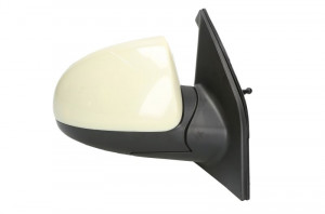 Oglinda dreapta potrivit KIA PICANTO 2004-2009 - mecanica , crom, grunduita - Img 2