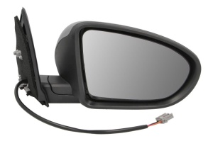 Oglinda dreapta potrivit NISSAN QASHQAI I J10 2006-2014 - (electric, convex, cu incalzire)