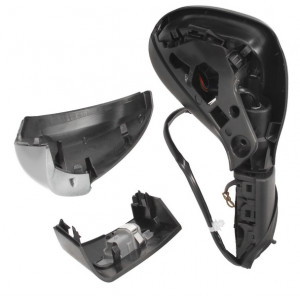 Oglinda dreapta potrivit PEUGEOT 207 2006-2009 - electrica incalzita, grunduita, cu senzor temperatura - Img 2