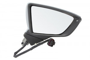 Oglinda laterala Dreapta electric, convexa, incalzita potrivit SEAT IBIZA V, LEON, LEON SC, LEON ST, LEON ST/KOMBI, LEON/HATCHBACK - Img 1