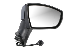 Oglinda laterala dreapta potrivit FORD ECOSPORT dupa 2017 - (electric, asferic, cu incalzire, grund, cu semnalizare)