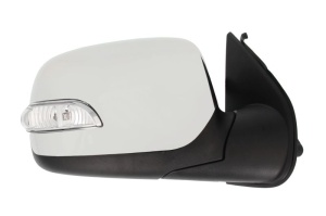 Oglinda laterala Dreapta potrivit ISUZU D-MAX I pana in 2011 - (electric, convexa, crom) - Img 2