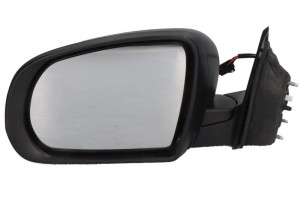 Oglinda laterala Stanga electric, convexa, incalzita, crom potrivit JEEP CHEROKEE