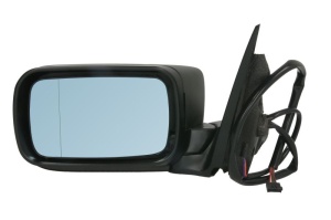 Oglinda laterala Stanga potrivit BMW 3 E46 1997-2007 - (electric; asferice, cu incalzire; captuseala; pliabil electric)