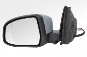 Oglinda laterala Stanga potrivit FORD FOCUS II, FOCUS III, MONDEO IV, MONDEO V pana in 2014 - (electric, asferice, incalzita, crom, captuseala, pliabil electric)
