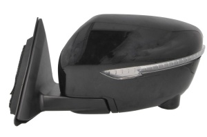 Oglinda stanga electric, convex, cu incalzire, asistent la schimbarea benzii, grund, rabatabil electric, cu semnalizator, cu camera potrivit NISSAN ROGUE II, X-TRAIL III T32 2014-2022 - Img 2