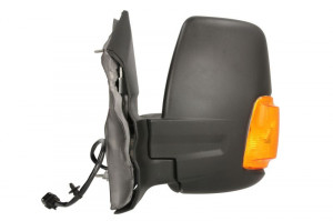 Oglinda stanga electrica incalzita, crom, scurt, pliabila electric FORD TRANSIT / TOURNEO CONNECT intre 2009-2013 - Img 2