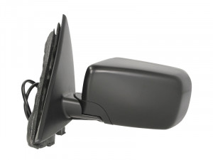 Oglinda stanga potrivit BMW Seria 3 2001-2006 - electrica, asferic, incalzita, albastra, grunduita