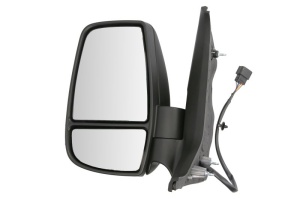 Oglinda stanga potrivit FORD TRANSIT VI V363 FL dupa 2018 - (electric, convex, cu incalzire, scurt, cu semnalizator, wy5w bulb)