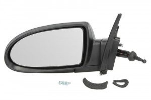 Oglinda stanga potrivit HYUNDAI ACCENT 3 III - mecanica crom
