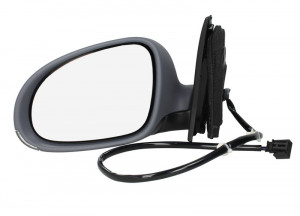 Oglinda stanga potrivit VW GOLF, JETTA 2003-2010 - electrica, asferic, incalzita, grunduita
