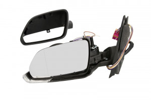 Oglinda stanga potrivit VW POLO 2004-2009 - electrica, asferic, incalzita