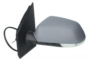 Oglinda stanga potrivit VW POLO 2004-2009 - mecanica asferic, grunduita - Img 2