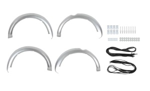 Ornament fata potrivit Mitsubishi L 200 / TRITON 2005-2015 - plastic, gri