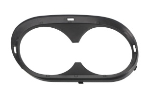 Ornament teava evacuare Dreapta Spate potrivit MERCEDES CLA C118 2019-2022 - (negru; AMG STYLING)