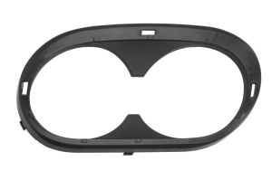 Ornament teava evacuare Stanga Spate potrivit MERCEDES CLA C118 2019-2022 - (negru; AMG STYLING)