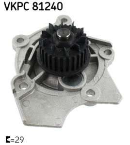 Pompa apa cu garnitura potrivit AUDI A3, A4 ALLROAD B8, A4 B8, A5, A6 C7, A8 D4, Q3, Q5, TT; SEAT ALHAMBRA, ALTEA, ALTEA XL, EXEO, EXEO ST, LEON, TOLEDO III; SKODA OCTAVIA II 1.8-2.0H 09.04-07.19 - Img 3
