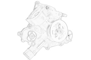 Pompa apa potrivit CHRYSLER 300 C, 300C; DODGE CHALLENGER, CHALLENGER SE, CHARGER, DURANGO; JEEP GRAND CHEROKEE, GRAND CHEROKEE III, GRAND CHEROKEE IV 5.7/6.4 01.08- - Img 2