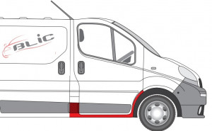 Prag auto Fata Dreapta potrivit NISSAN PRIMASTAR; OPEL VIVARO A; RENAULT TRAFIC II dupa 2001 - Img 2