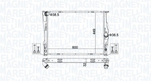 Radiator motor (Automat/Manual) potrivit BMW 1 (E81), 1 (E82), 1 (E87), 1 (E88), 3 (E90), 3 (E91), 3 (E92), 3 (E93), X1 (E84), Z4 (E89) 1.6-4.0 - Img 2
