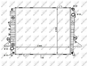 Radiator motor (Automat) potrivit LAND ROVER DISCOVERY III, DISCOVERY IV, RANGE ROVER SPORT I 2.7D - Img 3