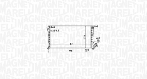 Radiator motor (Manual) potrivit CITROEN BERLINGO, BERLINGO/MINIVAN, XSARA, XSARA/HATCHBACK; PEUGEOT 306, PARTNER, PARTNER/MINIVAN 1.8D/1.9D - Img 1