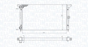 Radiator motor (Manual) potrivit FORD GALAXY I; SEAT ALHAMBRA; VW SHARAN 1.9D/2.0 - Img 1