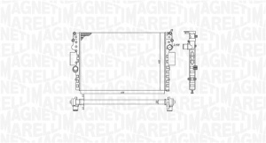 Radiator motor (Manual) potrivit IVECO DAILY III, DAILY IV, DAILY V 2.3D/3.0CNG/3.0D - Img 1