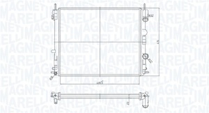 Radiator motor (Manual) potrivit NISSAN KUBISTAR; RENAULT CLIO II, CLIO II/HATCHBACK, KANGOO, KANGOO EXPRESS 1.2/1.2LPG - Img 1