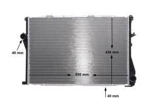 Radiator motor potrivit BMW 5 (E39), 7 (E38), Z8 (E52) 2.0-5.4 - Img 4