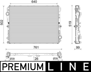 Radiator motor potrivit MERCEDES CLS (C257), E (A238), E ALL-TERRAIN (S213), E (C238), E T-MODEL (S213), E (W213), GLC (C253), GLC (X253) 2.0H - Img 3