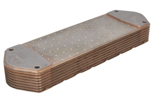 Radiator ulei (120x52x395mm, numar nervuri: 8) potrivit SCANIA 4, 4 BUS, F, G I, G II, K, L, N BUS, P I, P II, R I, R II, S, T DC09.108-OC9.G05 05.95- - Img 1