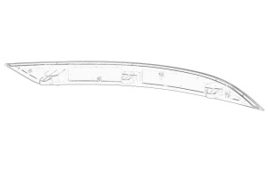 Reflector Spate Stanga potrivit VW GOLF 7 2016-2020 - Img 2