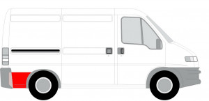Segment aripa Spate Dreapta potrivit CITROEN JUMPER I; FIAT DUCATO; PEUGEOT BOXER -12.06 - Img 2