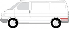 Segment aripa Spate Stanga potrivit VW TRANSPORTER T4 -12.03 - Img 2