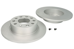 Set discuri frana (2 buc.) Spate Dreapta/Stanga potrivit AUDI A3; DAEWOO LANOS; SEAT ALTEA, ALTEA XL, LEON, LEON SC, LEON ST, LEON ST/KOMBI, TOLEDO III 1.0-Electric 05.97- - Img 1